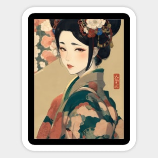 Japanese princess Sticker